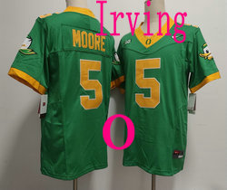 Oregon Ducks #0 #0 Bucky Irving Green Football Jersey