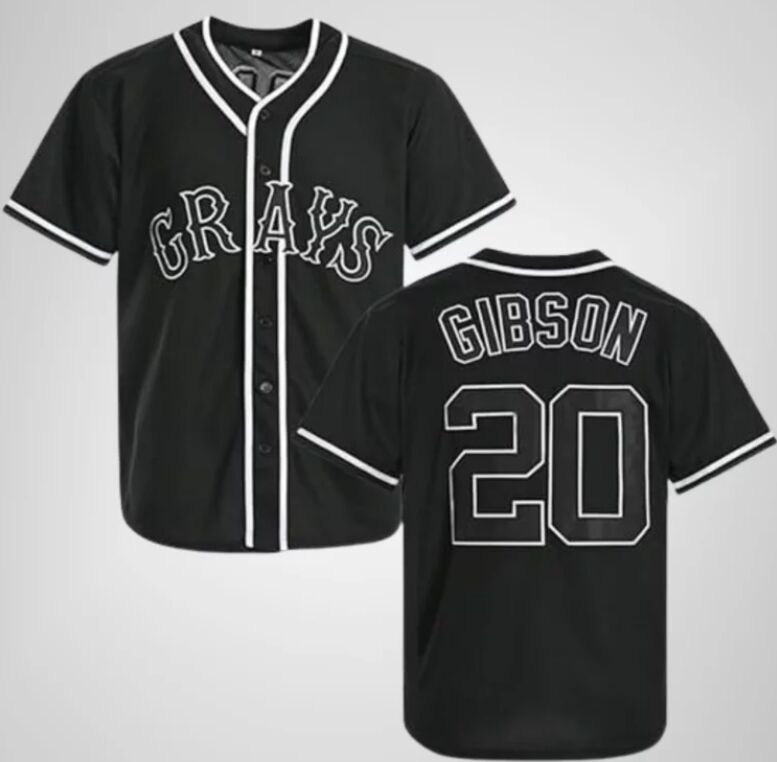 #20 JOSH GIBSON Black jersey