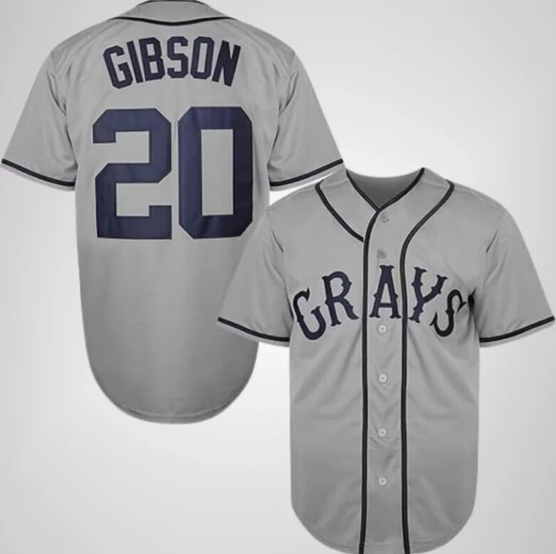 #20 JOSH GIBSON Gray jersey