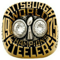 1975-1976 NFL Super Bowl X Pittsburgh Steelers Championship Ring