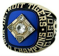 1984 MLB Championship Rings Detroit Tigers World Series Ring