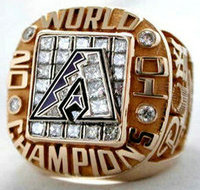 2001 MLB Championship Rings Arizona Diamondbacks World Series Ring