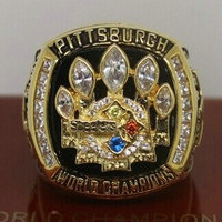 2005-2006 NFL Super Bowl XL Pittsburgh Steelers Championship Ring