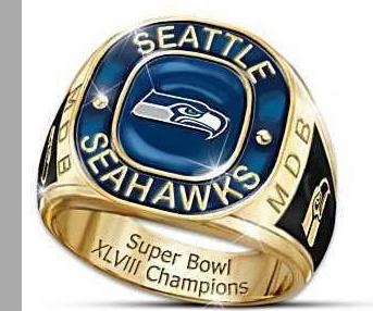 2013-2014 Seattle Seahawks ring
