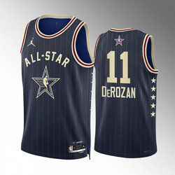 2024 All-Star #11 DeMar DeRozan Navy Stitched Basketball Jersey