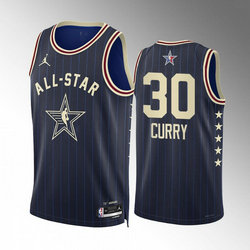 2024 All-Star #30 Stephen Curry Stitched Navy Basketball Jersey