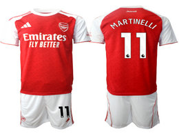 2025-26 Arsenal #11 MARTINELLI home Soccer Club Jerseys
