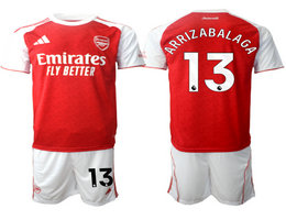 2025-26 Arsenal #13 ARRIZABALAGA home Soccer Club Jerseys