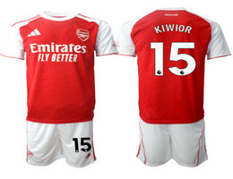 2025-26 Arsenal #15 KIWIOR home Soccer Club Jerseys