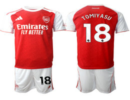 2025-26 Arsenal #18 TOMIYASU home Soccer Club Jerseys