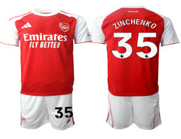 2025-26 Arsenal #35 ZINCHENKO home Soccer Club Jerseys