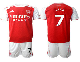 2025-26 Arsenal #7 SAKA home Soccer Club Jerseys