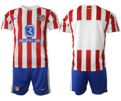 2025-26 Atlético de Madrid Blank home Soccer Club Jersey