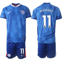 2025-26 Chelsea #11 MADUEKE Home Soccer Club Jersey