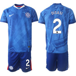 2025-26 Chelsea #2 DISASI Home Soccer Club Jersey