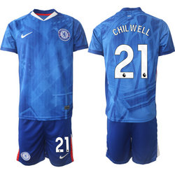 2025-26 Chelsea #21 CHIL WELL Home Soccer Club Jersey