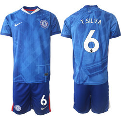 2025-26 Chelsea #6 T.SILVA Home Soccer Club Jersey