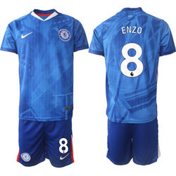 2025-26 Chelsea #8 ENZO Home Soccer Club Jersey
