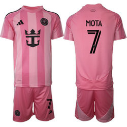 2025-26 Inter Miami CF #7 MOTA Home Soccer Club Jersey
