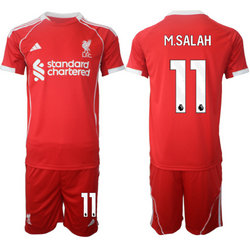 2025-26 Liverpool #11 M.SALAH home Soccer Club Jersey