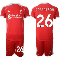 2025-26 Liverpool #26 ROBERTSON home Soccer Club Jersey