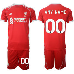 2025-26 Liverpool any name home Soccer Club Jersey