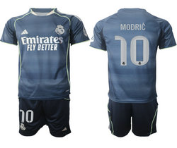 2025-26 Real Madrid #10 MODRIC Away Soccer Club Jersey
