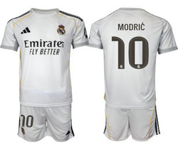 2025-26 Real Madrid #10 MODRIC home Soccer Club Jersey