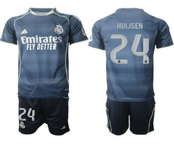 2025-26 Real Madrid #24 HUIJSEN Away Soccer Club Jersey