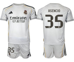 2025-26 Real Madrid #35 ASENCIO home Soccer Club Jersey