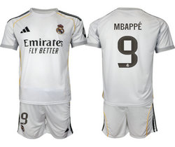 2025-26 Real Madrid #9 MBAPPE home Soccer Club Jersey