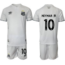 2025-26 Santos FC #10 NEYMAR JR Home Soccer Club Jersey