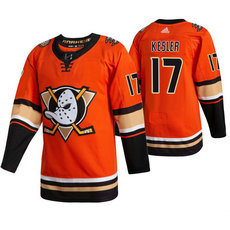 Adidas Anaheim Ducks #17 Ryan Kesler Orange Authentic Stitched NHL jersey