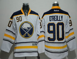 Buffalo Sabres #90 Ryan O'Reilly White Reebok Authentic Stitched NHL Jersey