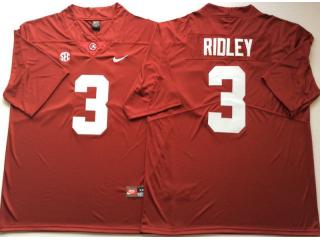Alabama Crimson Tide #3 Calvin Ridley Red Limited College Football Jersey