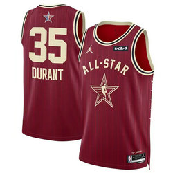 All-Star Custom Crimson Game Swingman Stitched Basketball Jersey