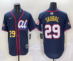 American League #29 Tarik Skubal Blue 2025 All-Star Baseball Jersey