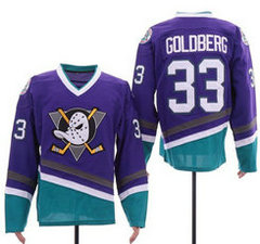 Anaheim Ducks #33 Greg Goldberg Purple Throwback Authentic Stitched NHL Jersey