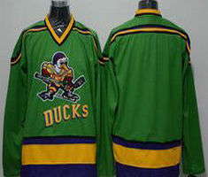 Anaheim Ducks Blank Green CCM Authentic Stitched NHL jersey