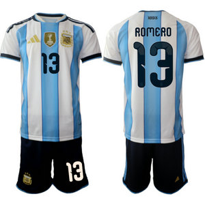 Argentina #13 Romero home 2026 World Cup Soccer jersey