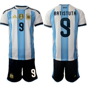 Argentina #9 Batistuta home 2026 World Cup Soccer jersey