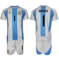 Argentina 2024-25 #1 ARMANI Home Soccer Jersey