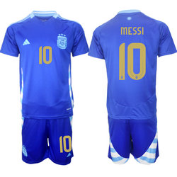 Argentina 2024-25 #10 MESSI Away Soccer Jersey