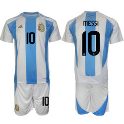 Argentina 2024-25 #10 MESSI Home Soccer Jersey