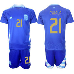 Argentina 2024-25 #21 DYBALA Away Soccer Jersey