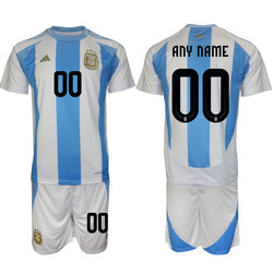 Argentina 2024-25 Any Name Home Soccer Jersey