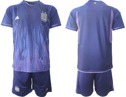 Argentina Blank Away 2022 World Cup National Soccer Jersey