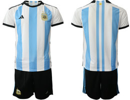 Argentina Blank Home 2022 World Cup National Soccer Jersey