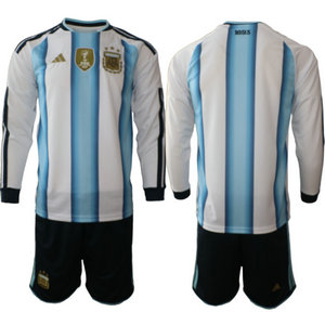 Argentina Blank Long sleeve home 2026 World Cup Soccer jersey