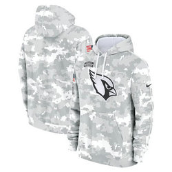 Arizona Cardinals 2024 Camo Salute To Service Pullove Hoodie